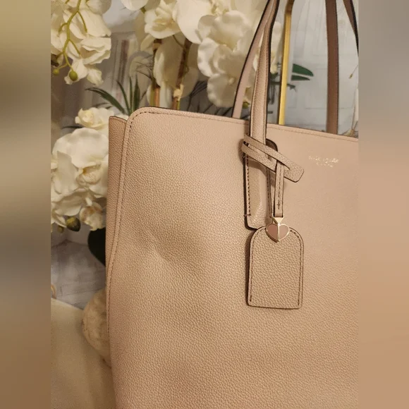 Kate Spade Light Blush Pink Tote. New Without Tags. Beautiful Big Tote! - Picture 8 of 16